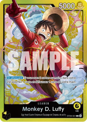 Carte One Piece Monkey D. Luffy ST29-001 L