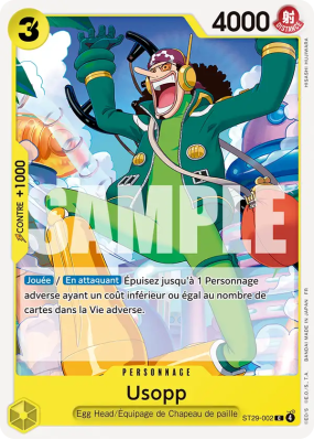 Carte One Piece Usopp ST29-002 C