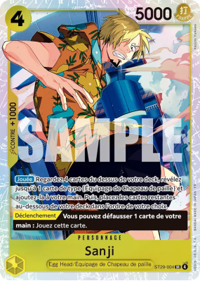 Carte One Piece Sanji ST29-004 SR