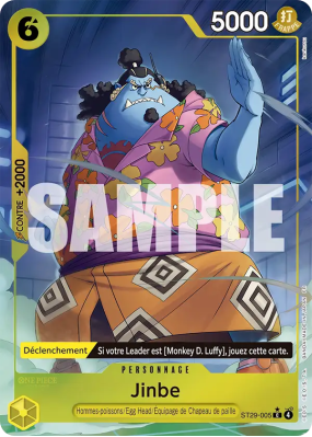 Carte One Piece Jinbe ST29-005 C ALT ART