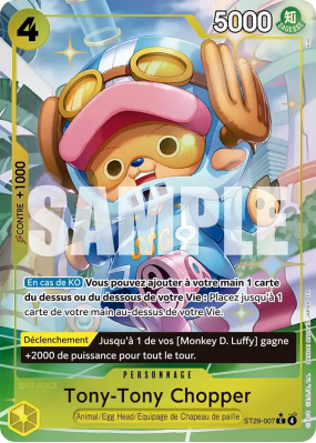 Carte One Piece Tony-Tony Chopper ST29-007 C ALT ART