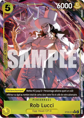 Carte One Piece Rob Lucci ST29-013 C ALT ART