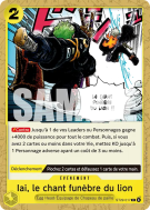 Carte One Piece Iai, le chant funèbre du lion ST29-017 C