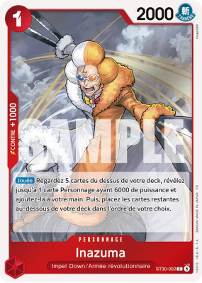 Carte One Piece Inazuma ST30-002 C