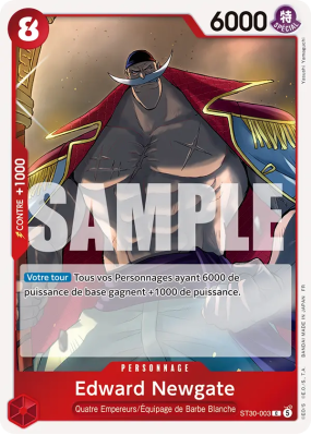 Carte One Piece Edward Newgate ST30-003 C