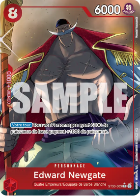 Carte One Piece Edward Newgate ST30-003 C ALT ART
