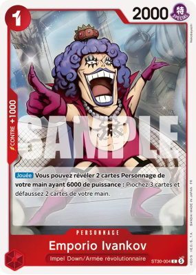 Carte One Piece Emporio Ivankov ST30-004 C