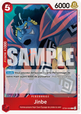 Carte One Piece Jinbe ST30-006 C