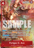 Carte One Piece Portgas D. Ace ST30-007 SR ALT ART
