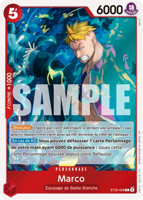 Carte One Piece Marco ST30-008 C