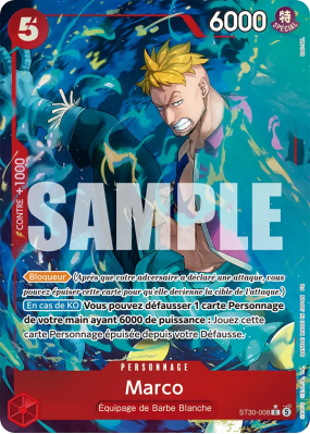 Carte One Piece Marco ST30-008 C ALT ART