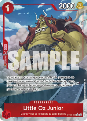 Carte One Piece Little Oz Junior ST30-009 C ALT ART