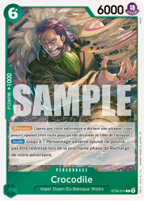 Carte One Piece Crocodile ST30-010 C