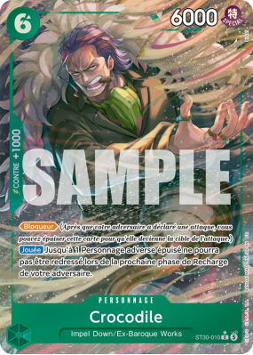 Carte One Piece Crocodile ST30-010 C ALT ART