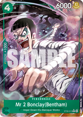 Carte One Piece Mr 2 Bonclay(Bentham) ST30-013 C ALT ART