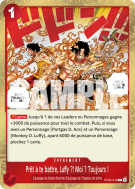 Carte One Piece Prêt à te battre, Luffy ?! Moi ? Toujours ! ST30-016 C