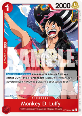 Carte One Piece Monkey D. Luffy ST23-004 C ST31