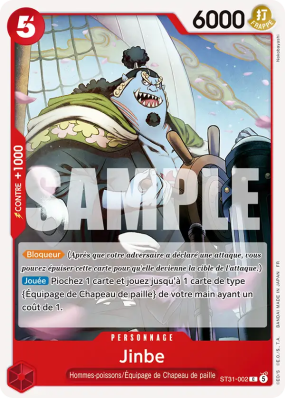 Carte One Piece Jinbe ST31-002 C