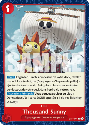 Carte One Piece Thousand Sunny ST31-005 C