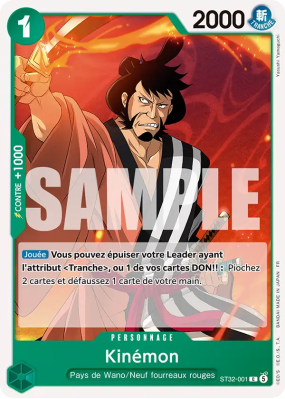 Carte One Piece Kinémon ST32-001 C