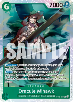 Carte One Piece Dracule Mihawk ST32-003 SR