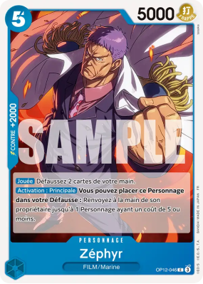 Carte One Piece Zéphyr OP12-046 C ST33
