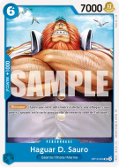 Carte One Piece Haguar D. Sauro OP12-050 UC ST33
