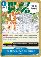 Carte One Piece Ice Block, bec de faisan OP12-057 C ST33