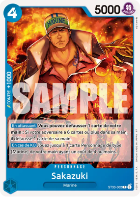 Carte One Piece Sakazuki ST33-002 C