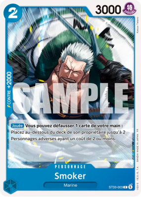 Carte One Piece Smoker ST33-003 C