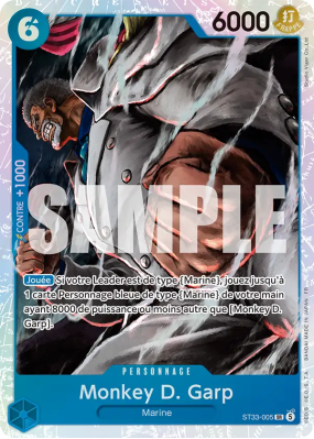 Carte One Piece Monkey D. Garp ST33-005 SR