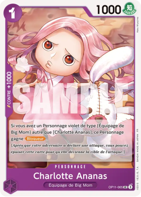 Carte One Piece Charlotte Ananas OP11-065 UC ST34