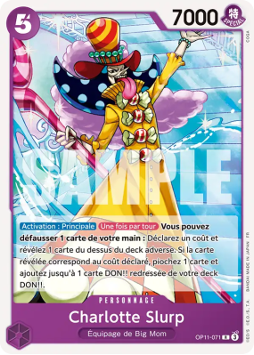 Carte One Piece Charlotte Slurp OP11-071 R ST34