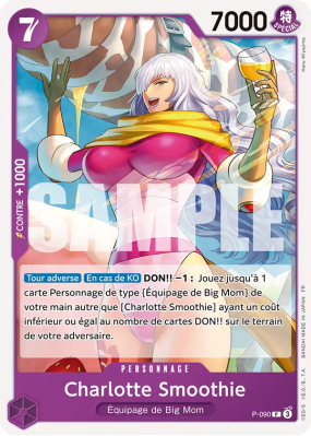 Carte One Piece Charlotte Smoothie P-090 P ST34