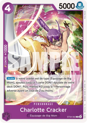 Carte One Piece Charlotte Cracker ST34-002 C