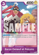 Carte One Piece Baron Delœuf et Pekoms ST34-005 C