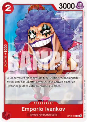 Carte One Piece Emporio Ivankov OP13-008 C ST35