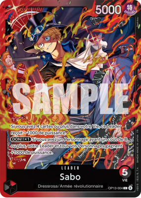 Carte One Piece Sabo OP13-004 L ST35