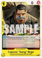 Carte One Piece Capone "Gang" Bege OP10-103 R ST36