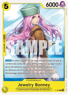 Carte One Piece Jewelry Bonney P-085 P ST36
