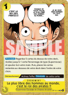 Carte One Piece Le plus libre des hommes au monde, c'est le roi des pirates !! OP13-116 UC ST36
