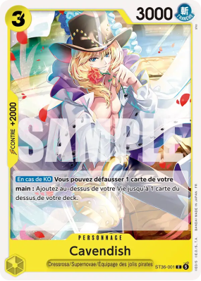 Carte One Piece Cavendish ST36-001 C