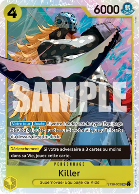 Carte One Piece Killer ST36-002 SR