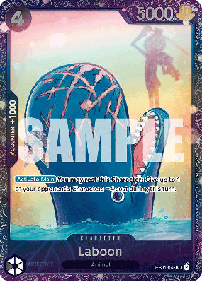 Carte One Piece Laboon EB01-048 SR SPECIAL TOURNAMENT PROMOS