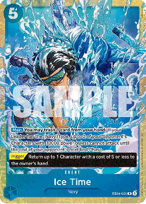 Carte One Piece Ice Time EB04-028 R PREMIUM BANDAI PRODUCTS