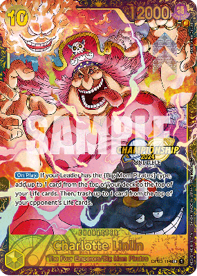Carte One Piece Charlotte Linlin OP03-114 SR SPECIAL TOURNAMENT PROMOS