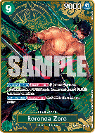 Carte One Piece Roronoa Zoro OP06-118 SEC PREMIUM BANDAI PRODUCTS