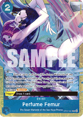 Carte One Piece Perfume Femur OP07-057 R UNNUMBERED PROMOS