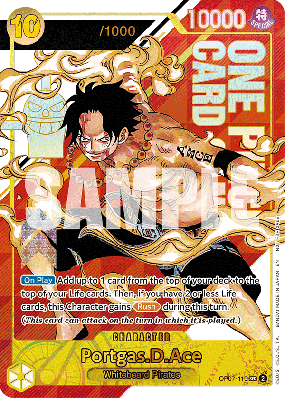 Carte One Piece Portgas D. Ace OP07-119 SEC SPECIAL TOURNAMENT PROMOS