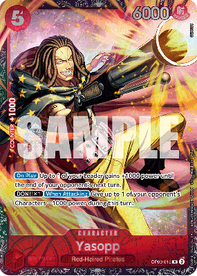 Carte One Piece Yasopp OP09-013 R SPECIAL TOURNAMENT PROMOS